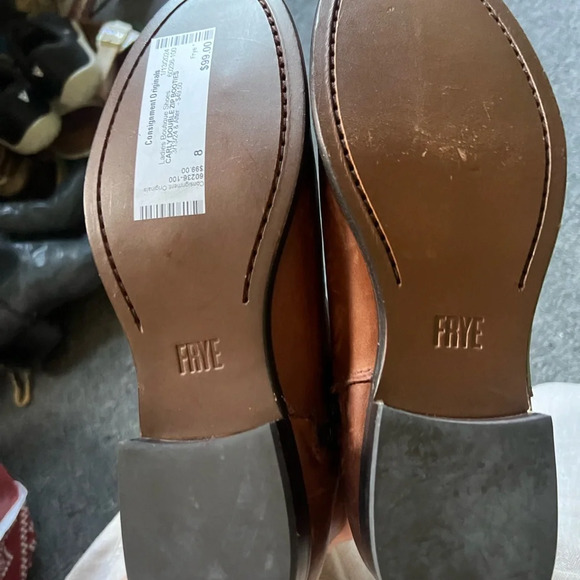 Frye Brown Leather Ankle Boots - Picture 3 of 6